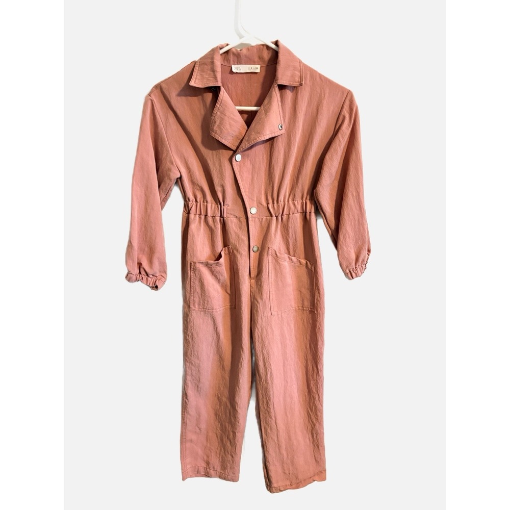 Zara Girls Salmon Pink Jumpsuit Size‎ US 8